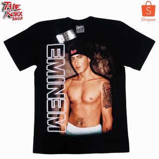 ผ้าฝ้าย 100%เสื้อวง Eminem MS-80 เสื้อวงดนตรี เสื้อวงร็อค เสื้อนักร้องS-3XL