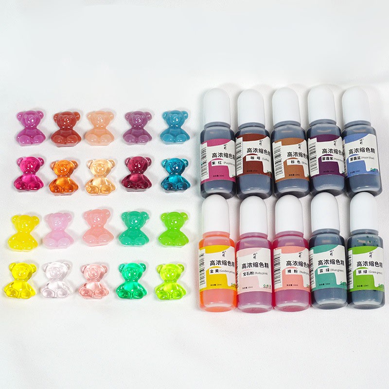 สีผสมเรซิ่น สีใส สีย้อมเรซิ่น 10 g. DIY Uv Resin Epoxy resin color