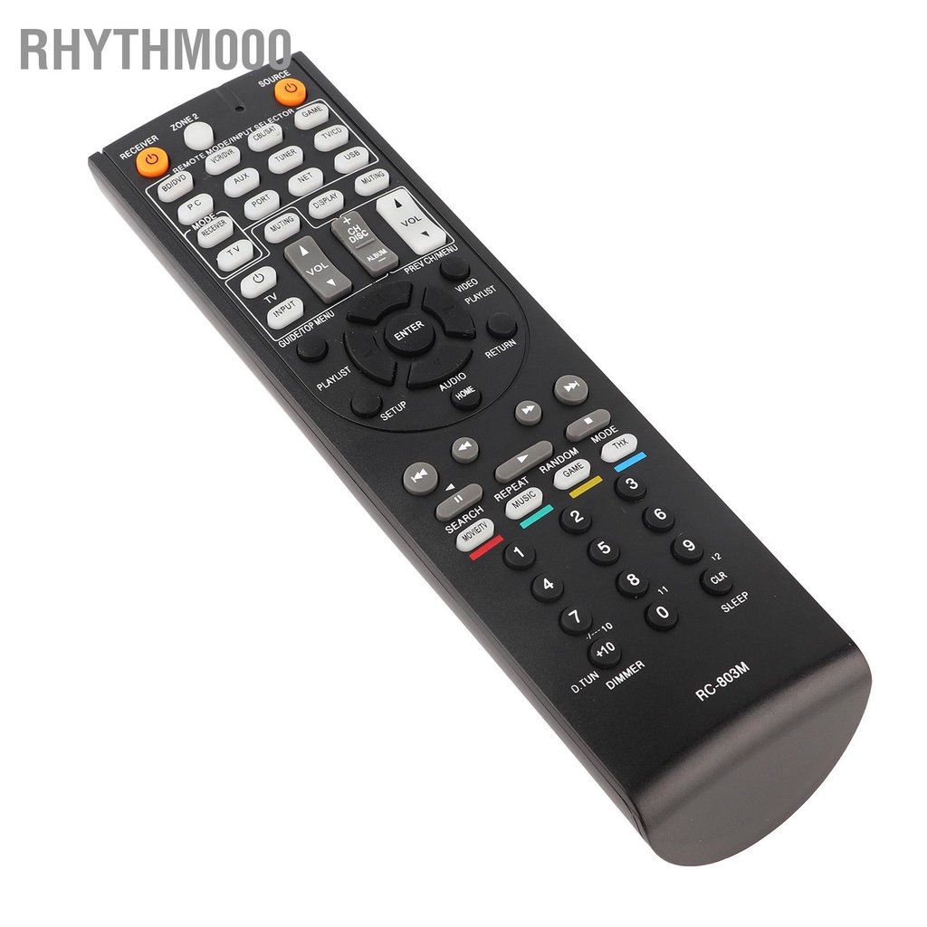 [Rhythm000] RC‑803M Remote Control Fit for ONKYO AV Receiver TX‑NR609 TX‑NR609B HT‑S7409 HT‑S8409