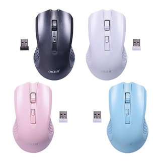 Oker M857 เมาส์ไร้สาย 2.4G WIRELESS MOUSE STYLISH AND PORTABLE