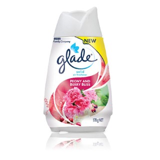 🔥แนะนำ🔥 น้ำหอมปรับอากาศ เจลปรับอากาศ GLADE SOLID PEONY&amp;BERRY 170 กรัม AIR FRESHENER GEL PEONY&amp;BERRY 170G ผลิตภัณฑ์ปรับอา