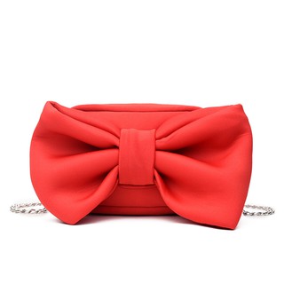 Funny little bag 2020 new trendy girl cute bow messenger bag รหัสสินค้า B1127