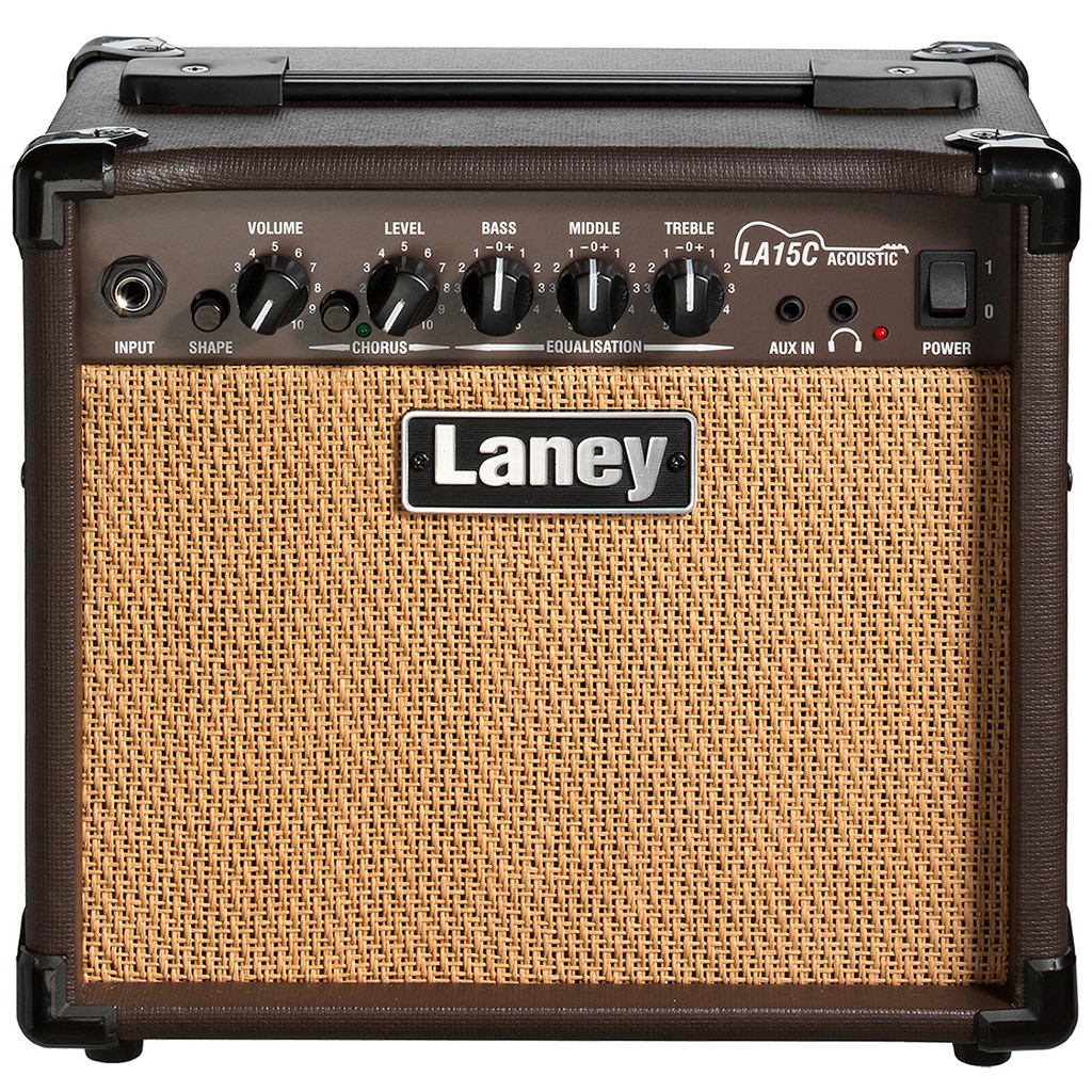 Laney® LA15C Acoustic Amp แอมป์โปร่ง แอมป์อคูสติก 15 วัตต์ ลำโพงสเตอริโอ มีเอฟเฟค Chorus ในตัว ** ปร