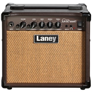 Laney® LA15C Acoustic Amp แอมป์โปร่ง แอมป์อคูสติก 15 วัตต์ ลำโพงสเตอริโอ มีเอฟเฟค Chorus ในตัว ** ประกันศูนย์ 1 ปี **