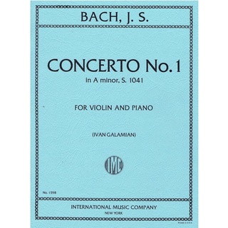 Bach J.S. Concerto No.1 in A minor, S . 1041 (IMC1598)