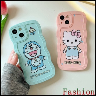 เคสโทรศัพท์ซิลิโคนขอบหยัก case for Apple iPhone 11 Cartoon Doraemon Kitty เคสไอโฟน13 case iPhonexsmax เคสไอโฟน11 เคส iPhone12 เคสi11 เคสi13 Pro max เคสiPhonexr xs กันกระแทก เคสไอโฟน12promax cases iPhone 11promax casei12