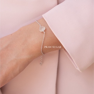Topaz Bracelet [หินแท้] สร้อยข้อมือหินธรรมชาติโทพาซ (เรือนเป็นเงินแท้)