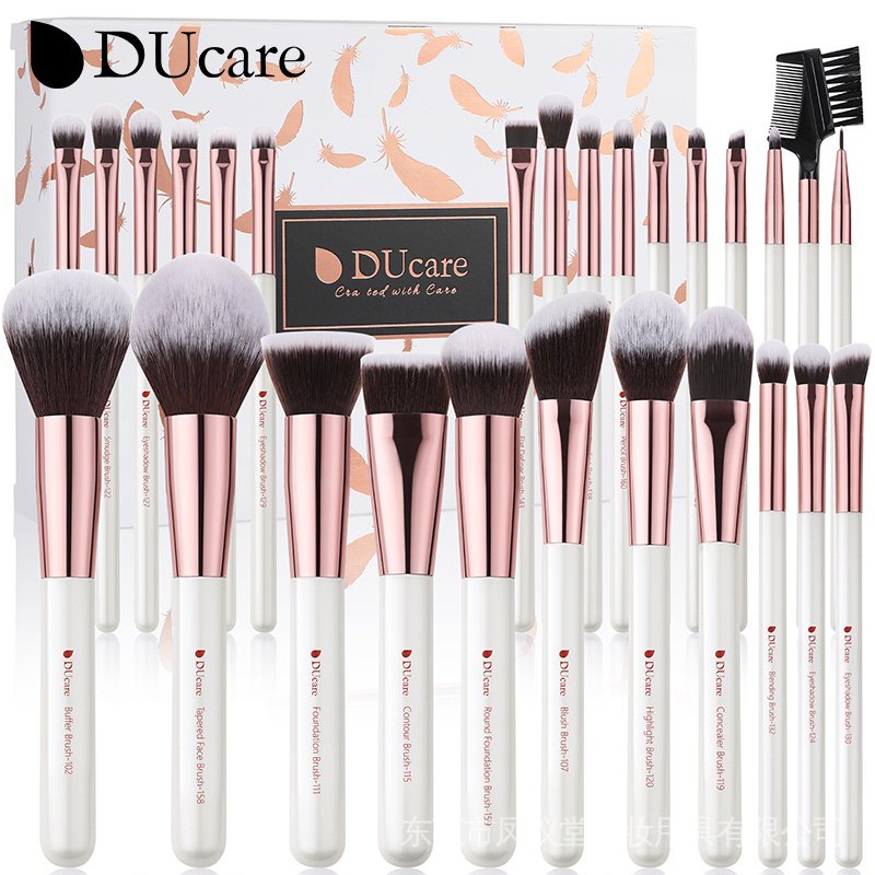 Ducare 27 ชิ้น Professional Make up Brush set Foundation Eyeshadow Powder Makeup Tools Kit