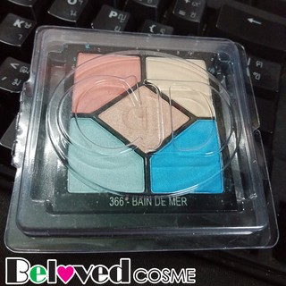 DIOR  5 COULEURS POLKA DOTS  EYESHADOW PALETTES  #366 BAIN DE MER (กล่องใส Tester)