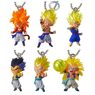 พวงกุญแจ ดราก้อนบอล Dragon Ball UDM The Best 05 Key Chain Complete Set ยกเซต 6ตัว พวงกุญแจน่ารัก พวงกุญแจตุ๊กตา Gashapon