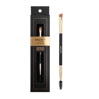 Browit Professional Brow Angle Brush &amp; Brow Spoolie โปรเฟสชั่นนอลแองเกิ้ลบรัชแอนด์บราวสพูลลี (091746)