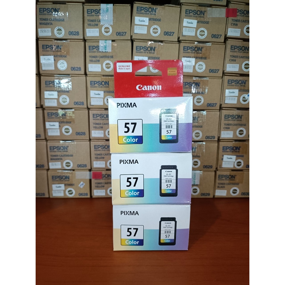 หมึกอิงค์เจ็ท 3 สี Canon CL-57  Canon Pixma E400/ E410 หมึก 3 สี