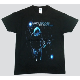 [COD]พร้อมส่ง เสื้อยืดแขนสั้น คอกลม ผ้าฝ้าย 100% พิมพ์ลาย Gary Moore Bad For You หลากสี แฟชั่นฤดูร้อน สําหรับผู้ชายS-5XL