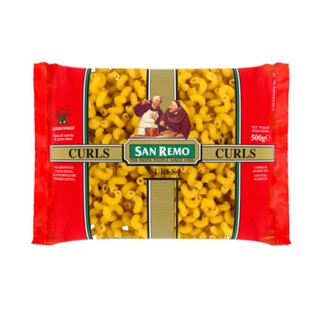 San Remo Curls (พาสต้าเคิร์ล)เคิร์ล,พาสต้าเด็ก,พาสต้ามินิ,พาสต้าเกลียว,ฮาลาล,วีแกน,เด็ก8เดือน,เส้นเกลียว,พาสต้า