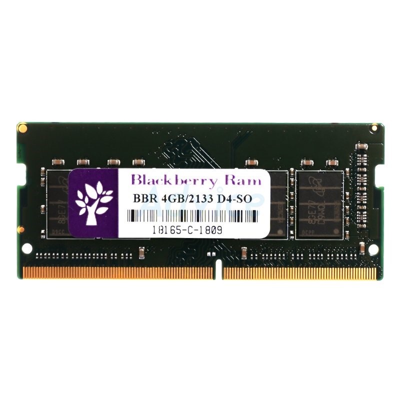 RAM DDR4(2133, NB) 4GB BLACKBERRY 8 CHIP แรมสำหรับโน๊ตบุ๊คประกัน LT.