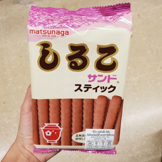 มัตซึนากะ บิสกิตแท่งสอดไส้ถั่วแดง Matsunaga Shiruko Sand Stick Biscuit 90g.