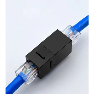 ตัวต่อแลน หัวต่อ RJ45 ต่อตรงสายแลน ตัวเชื่อมสาย Lan ตัวต่อCAT6 CAT5 ไม่เพิ่ม PING ไม่ลดสปีด