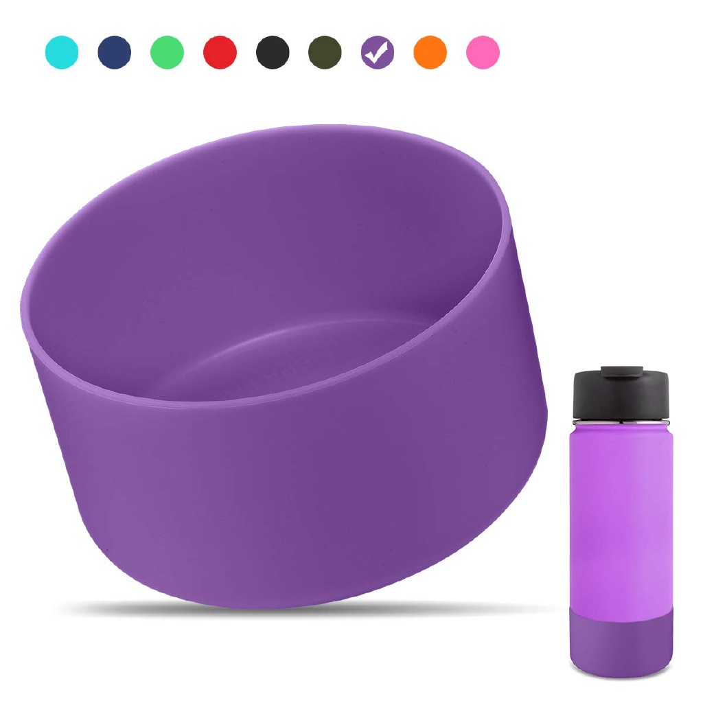 ⭐ ️บูตซิลิโคนป้องกัน Fit Hydro_Flask 12oz - ขวดน้ําปากกว้าง 24 ออนซ์ ปราศจาก BPA