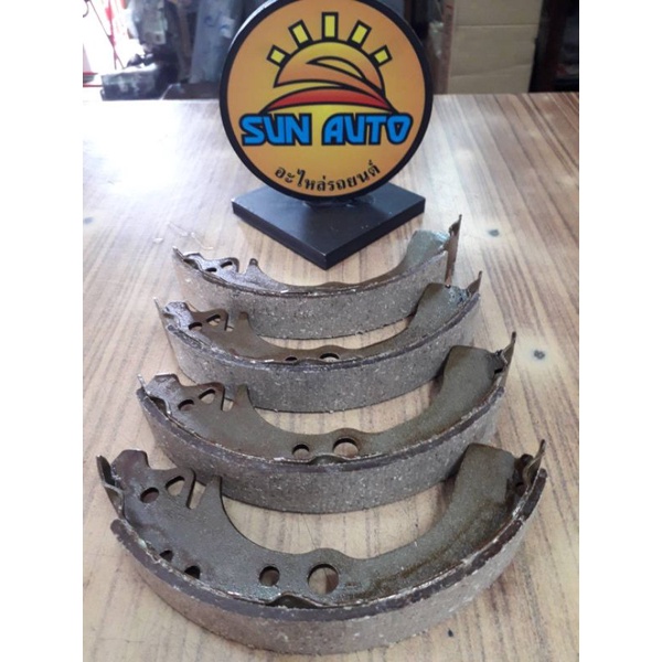 ก้ามเบรคหลังไดฮัทสุ ชาเลต DAIHATSU Charade หน้าผ้า 3.5 ซ.ม. ยาว 16 ซ.ม.ยี่ห้อ POLYTEX ราคาชุดละ  480 บาท