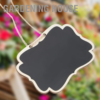 Gardening House ป้ายกระดานดําขนาดมินิสําหรับแขวนตกแต่งสวน 20ชิ้น