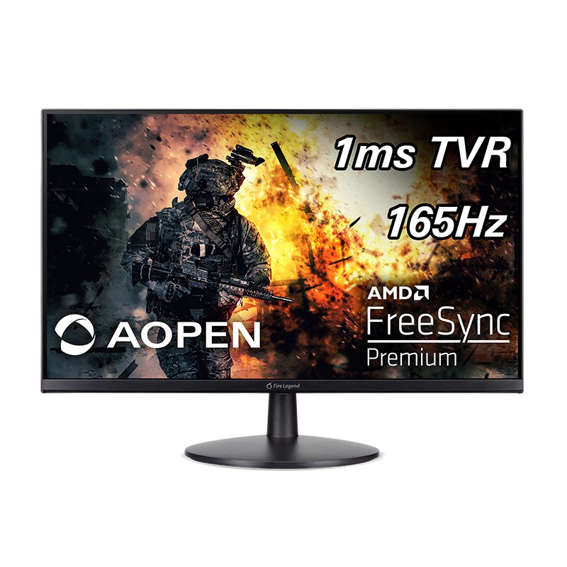 Acer AOpen Gaming LED 23.8 165Hz 24MV1YPbmiipx DP:1920x1080 Turbo Visual Response (TVR) 1ms