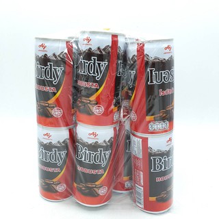 10 กระป๋องกาแฟเบอร์ดี้ โรบัสต้าขนาด 180 มล. birdy robusta