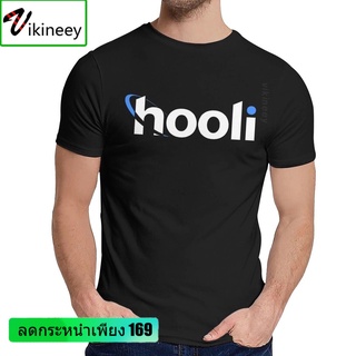 เสื้อยืดคอกลม ผ้าฝ้ายแท้ แบบนิ่ม พิมพ์ลายโลโก้ Hooli Valley Hallowmas แฟชั่นสําหรับผู้ชาย