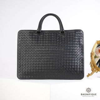 BOTTEGA DOCUMENTARY BAG BLACK