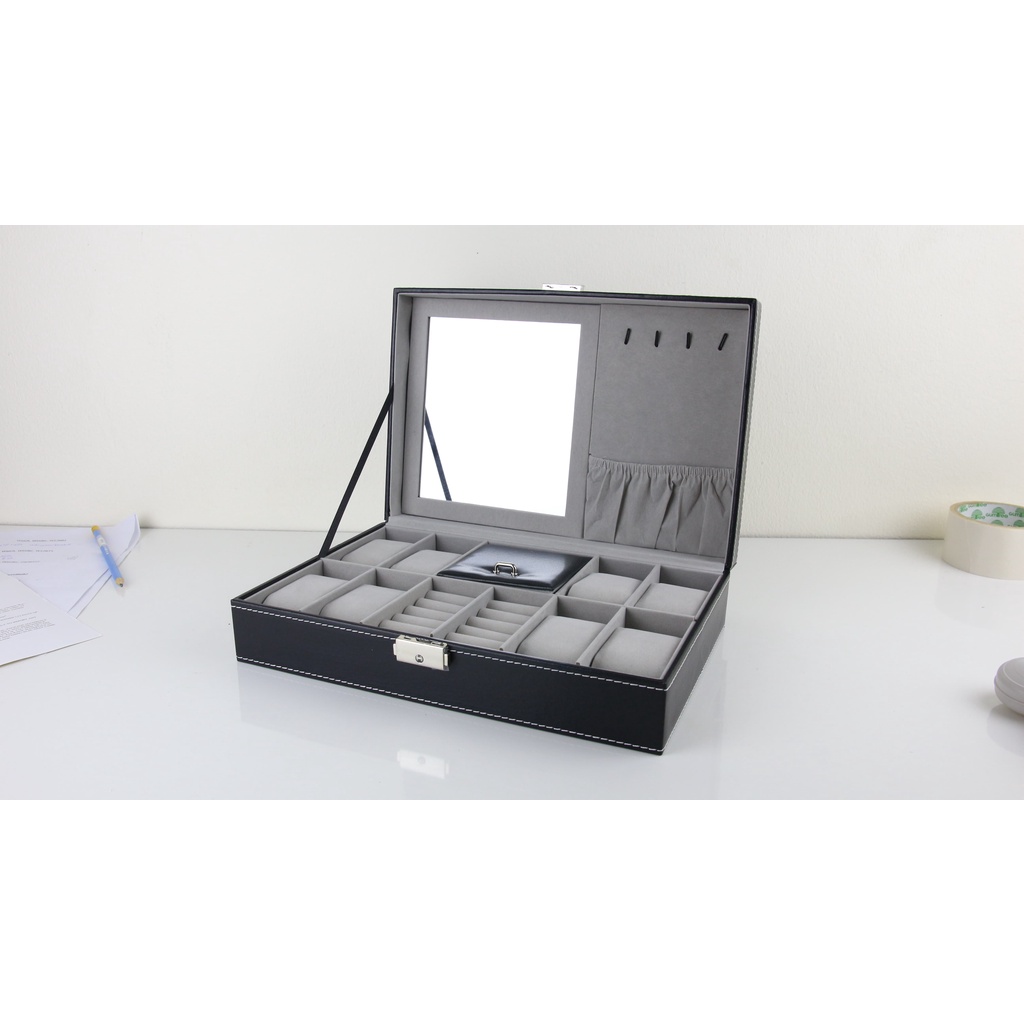 กล่องเก็บนาฬิกาบุหนัง Watch Boxx รุ่น W120 - kako_mall - ThaiPick