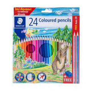 สีไม้24สี 24แท่ง Staedtler