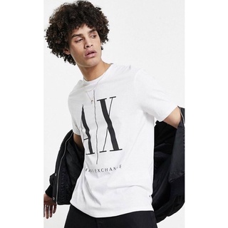 ⏸ARMANI EXCHANGE LOGO PRINT T-SHIRT เสื้อยืดคอกลมแขนสั้นแบรนด์