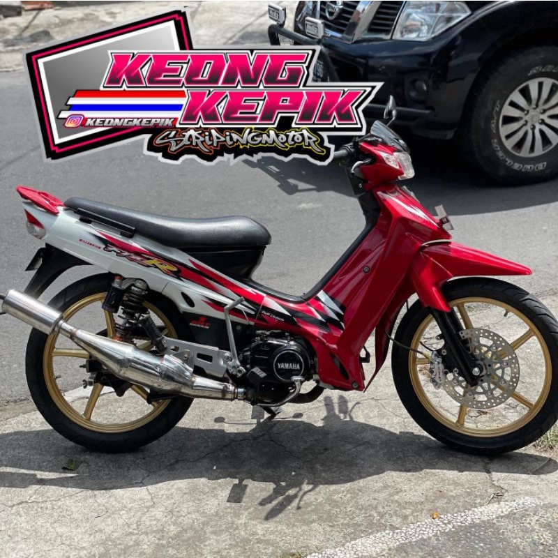 Striping สติกเกอร์ LIS Variation YAMAHA FIZ-R F1ZR 125ZR MALAYSIA Millennium STR