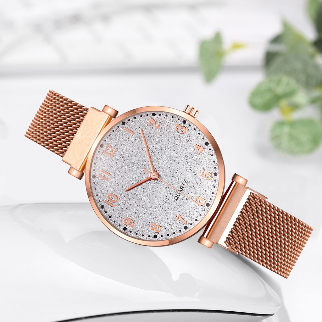 Women Fashion Gradient Color Starry Sky Watch Ladies Magnetic Wrist Watches