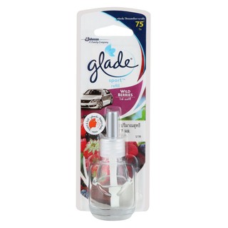 รีฟิลน้ำหอม GLADE สปอร์ตไวด์เบอร์รี่ 7 มล.  CAR AIR FRESHENER REFILL GLADE SPORT WILD BERRIES 7ML