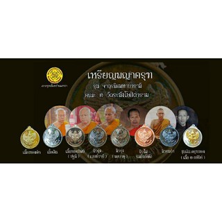 เหรียญพญาครุฑ รุ่น จตุรพิธมหาบารมี  คณะ2  วัดระฆัง(ทองทิพย์)