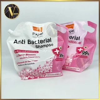 Lolane Pixxel Anti Bacterial Shampoo&Conditioner โลแลน พิกเซล แอนตี้ แบคทีเรีย แชมพู/คอนดิชันเนอร์ (2700 ml.)