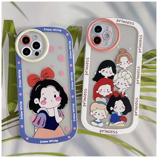 FOR OPPO A17K A57 A77S A39 A37 RENO 7 8 REALME C55 6 PRO 7i 9i C35 C31 C25 C21Y C20 C17 C15 C12 C11   princess oval soft case