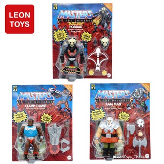 Masters of the Universe Deluxe Hordak, Clamp champ และ Ram man ของเล่นแอ็คชั่นฟิกเกอร์