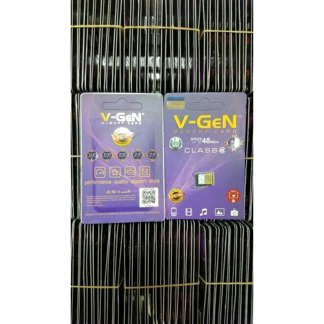 การ์ดหน่วยความจํา Micro SD V-GeN 4GB 48MB/S Micro SD VGEN