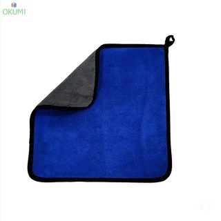 OKUMI_SHOP ผ้าไมโครไฟเบอร์ เกรดพรีเมี่ยม หนานุ่ม ซับน้ำไว ขนาด 30x30cm