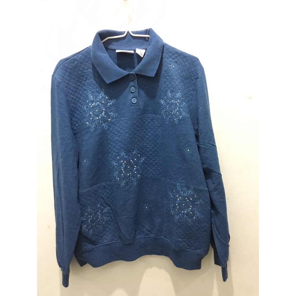 เสื้อสเวตเตอร์มือ2 alfred dunner (งานปัก)