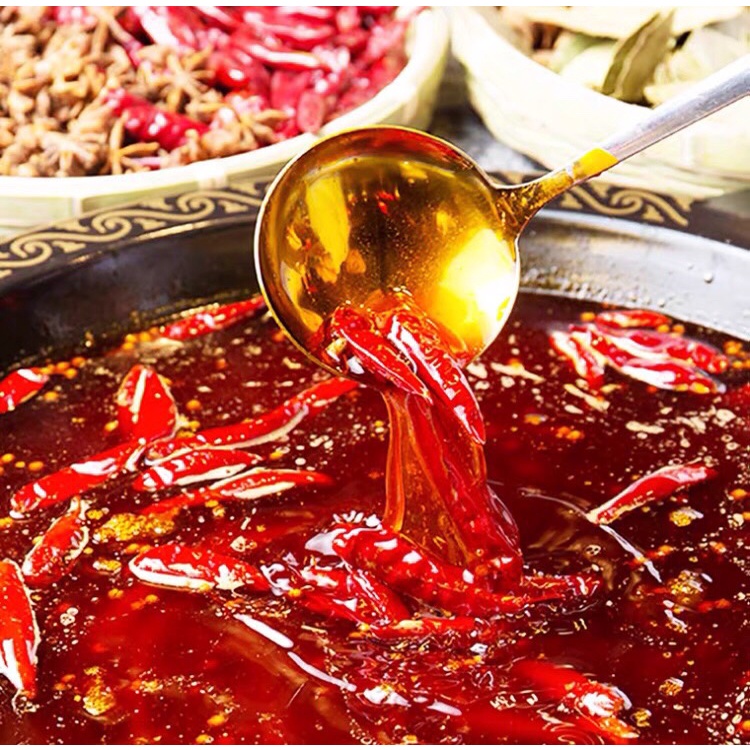 ซุปหมาล่า Haidilao สุกี้หม่าล่าดังในจีน  หอม อร่อย เข้มข้น สามารถปรุงอาหารได้หลากหราย 海底捞 牛油火锅底料150g