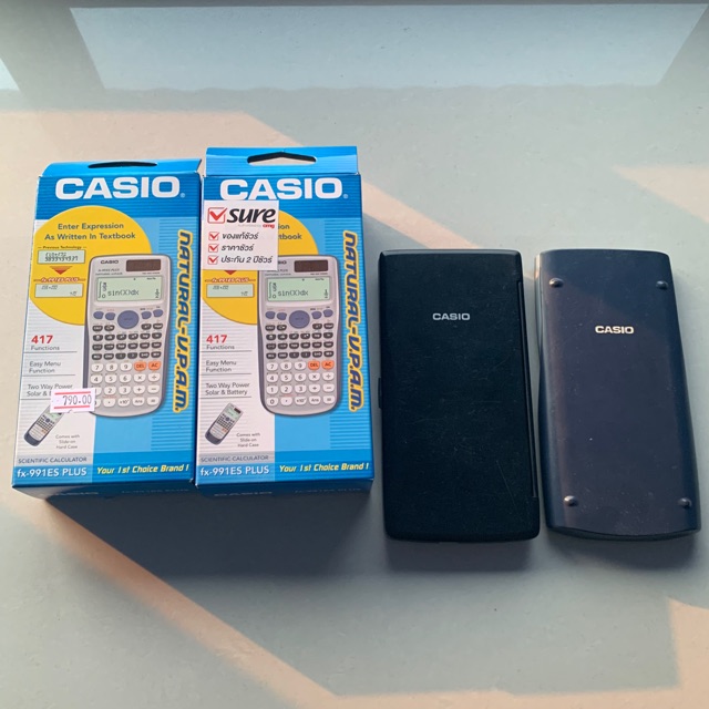 เครื่องคิดเลขวิทยาศาสตร์ยี่ห้อ Casioรุ่นfx-991ES PLUS ,fx-991ES,fX-5800p (สอบถามก่อนสั่งซื้อ)