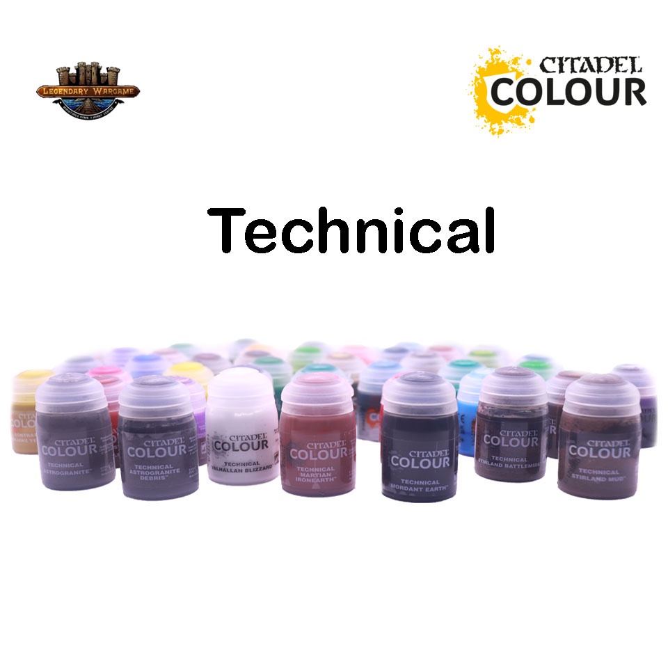[พร้อมส่ง] Citadel : TECHNICALสีอะคริลิคสำหรับทาโมเดลรวม (18ml)