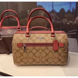 🎀COACH ROWAN SATCHEL ลาย c