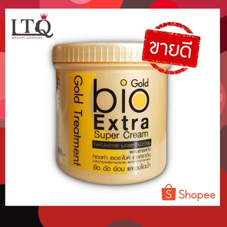 ของแท้💯 BIO ทองคำ ทรีทเมนท์ไบโอสูตรทองคำ บำรุงเส้นผม ฟื้นฟูผมเสียแตกปลาย กลิ่นหอม 500ml.