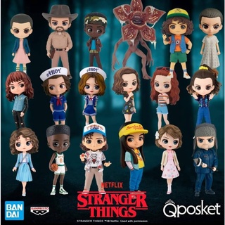 STRANGER THINGS FIGURE Q POSKET Bandai(บันได) - BANPRESTO ของแท้ ⭐️LOT JAPAN 100%