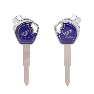 กุญแจเปล่ารถจักรยานยนต์สําหรับ HONDA CLICK BEAT DASH WAVE110i RS150R 100 125 150 c สกู๊ตเตอร์ Moped Magnetically ควบคุมล็อคแม่เหล็ก