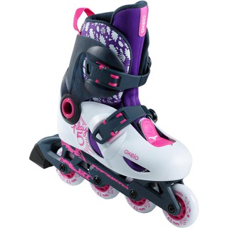 รองเท้าสเก็ตเด็ก Roller Skate เท้าสเก็ต โรลเลอร์​เบลด โ​รลเลอร์สเก็ต​ รองเท้าสเก็ต  6-10 ขวบ OXELO Kids Inline Skates