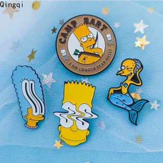 Simpson เข็มกลัดลายการ์ตูนน่ารักสไตล์วินเทจสําหรับครอบครัว